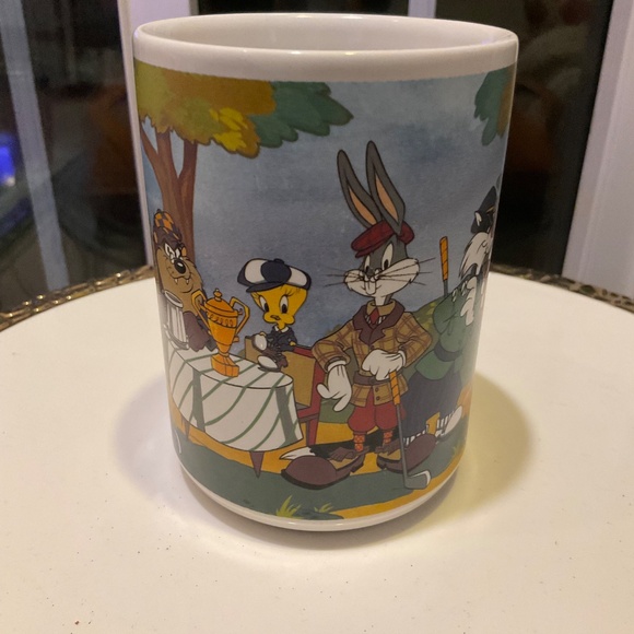 VTG Warner Bros. Studio Looney Tunes Golfing Mug 1993 - Picture 8 of 9